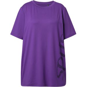 Ulla Popken Shirt  lila / zwart