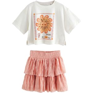 Next Set  oranje / rosa / zwart / wit