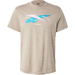 Reebok Functioneel shirt  azuur / taupe / rosa / wit