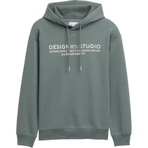 TOM TAILOR DENIM Sweatshirt  groen / wit