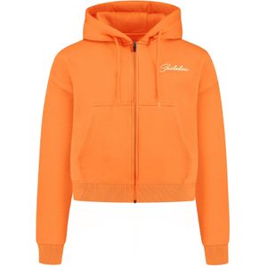 Smilodox Sweatshirt 'Enara'  oranje / wit