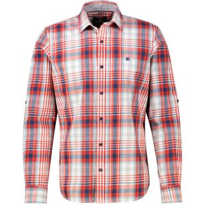 Lerros - Overhemd - Scandinavian Red - Lange Mouwen - 100% Katoen