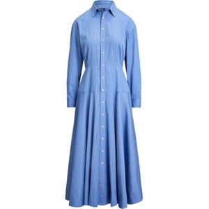 Polo Ralph Lauren Blousejurk  hemelsblauw / kersrood