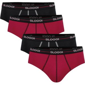 SLOGGI Slip  wijnrood / zwart / wit