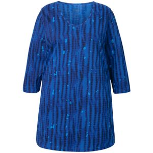 Ulla Popken Shirt  navy / royal blue/koningsblauw