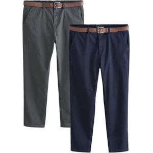 Next Chino  navy / donkergrijs