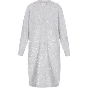 Usha Gebreid vest  lichtgrijs