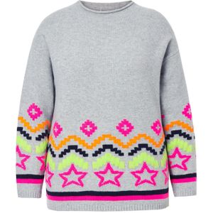 LAURASØN Trui  grijs / gemengde kleuren