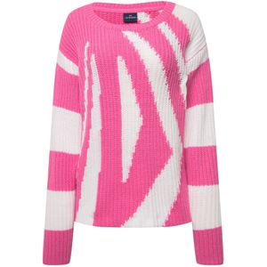 LAURASØN Trui  lichtroze / wit