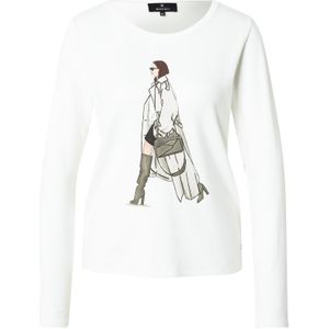 monari Shirt  grijs / lichtgrijs / offwhite