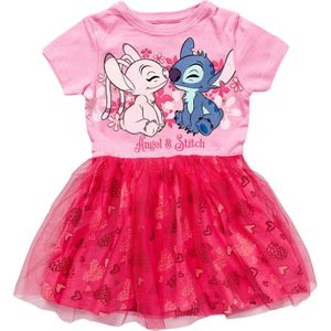 DISNEY Jurk 'Lilo & Stitch'  crème / blauw / pink / rosa