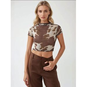 Hiccup Shirt  bruin / lichtgrijs