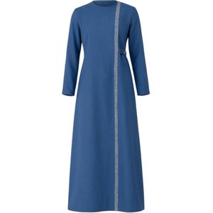 fashionshowcase Jurk 'Leila-Ferace'  royal blue/koningsblauw