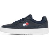 Vrijetijdsschoen - Donkerblauw - Veterschoen - Basket-Look