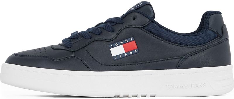 Vrijetijdsschoen - Donkerblauw - Veterschoen - Basket-Look