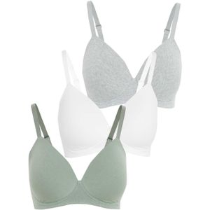Marks & Spencer BH  grijs / lichtgroen / wit