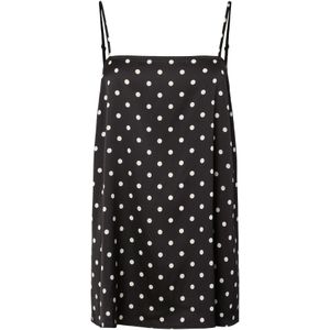 Pcjytta - Satijn Top - Mouwloos - Verstelbare Banden - Vierkante Hals