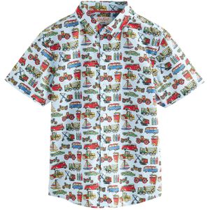 Next Overhemd 'Cath Kidston'  blauw / lichtblauw / groen / rood