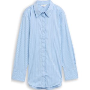 TOM TAILOR Blouse  lichtblauw / wit