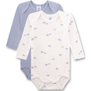 Sanetta Rompertje/body  beige / duifblauw / bruin