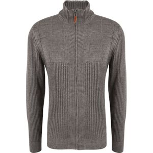 BLEND Gebreid vest 'Oteros'  taupe