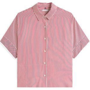 TOMMY HILFIGER Blouse  bloedrood / wit