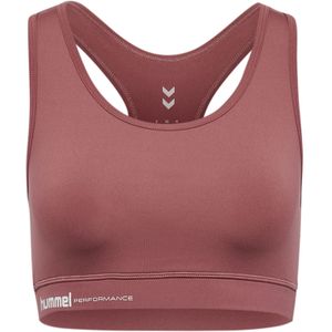 Hummel - Pulse - Sport Bh - Mauve/Wit - Full Cup - Racerback
