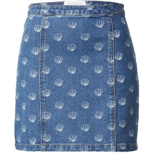 florence by mills exclusive for ABOUT YOU Rok 'Good Novel'  blauw denim / wit