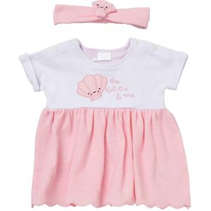 Rock a Bye Baby Boutique Set 'Muschel'  rosa / wit