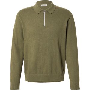 JJ Rebel Trui 'JREBCALLUM'  olijfgroen