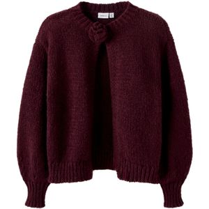 NAME IT Gebreid vest  bordeaux