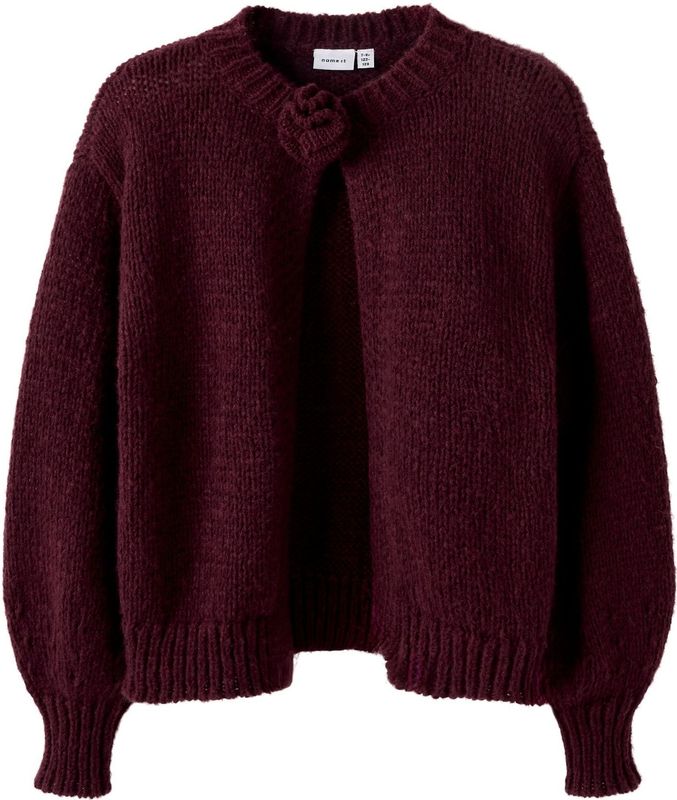 NAME IT Gebreid vest  bordeaux