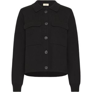 Fransa Gebreid vest  zwart