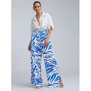 BWLDR Broek 'Barcelona'  royal blue/koningsblauw / wit