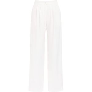 fashionshowcase Bandplooibroek 'ALYA'  wit