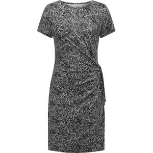 Ragwear Jurk 'Knotta'  nachtblauw / wit