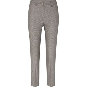 Joop! - Slim-fit Broek - Grijs - Katoen - Fijn Patroon