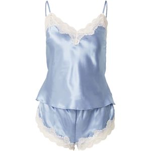 Boux Avenue Korte pyjama 'AMELIA'  lichtblauw / wit