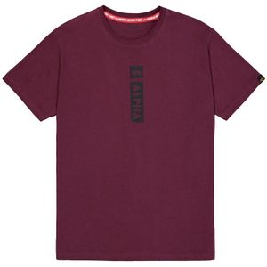 ALPHA INDUSTRIES - Alpha Puff - T-shirt - Kersrood - Ronde Hals