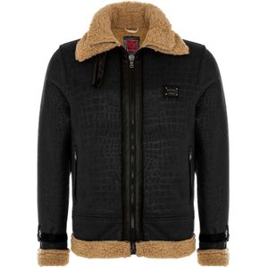 CIPO & BAXX Tussenjas  lichtbruin / zwart