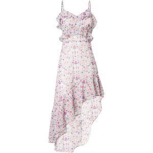 Influencer Zomerjurk  groen / lila / pink / wit