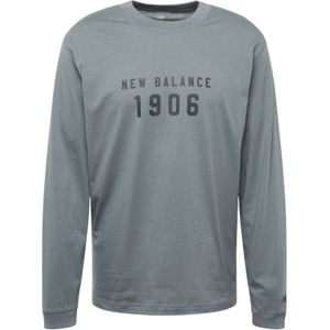 new balance Shirt 'Essentials'  basaltgrijs / zwart