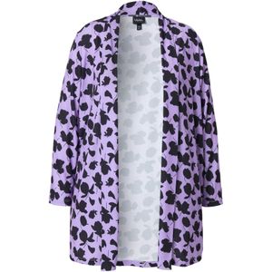 Ulla Popken Tussenjas  lavendel / zwart