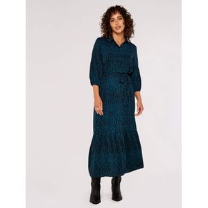 Apricot Blousejurk  smaragd / zwart