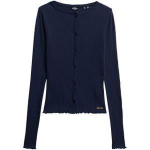 Superdry - Gebreid Vest - Marine