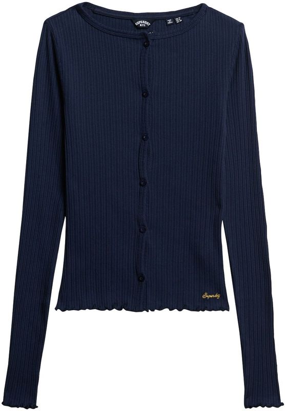 Superdry - Gebreid Vest - Marine