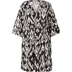 Z-One Jurk 'Lu44ana'  zwart / wit