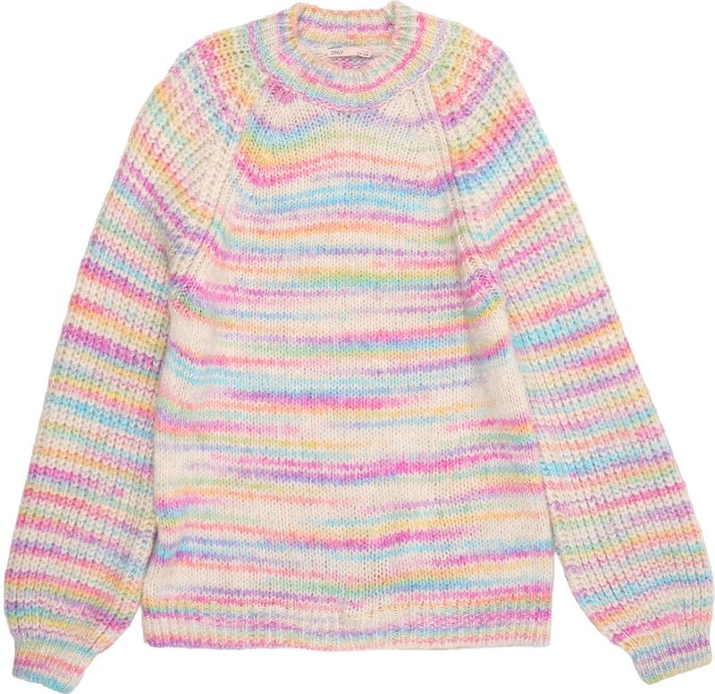 KIDS ONLY - KOGCARMA-LIA - Gebreide Trui - Pumice Stone - Lange Mouwen