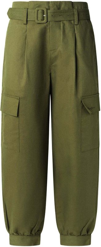 Pepe Jeans Bandplooibroek 'Sira'  olijfgroen