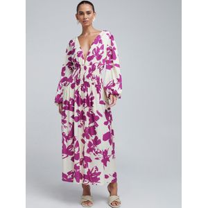 BWLDR Jurk 'Honour'  lila / wit